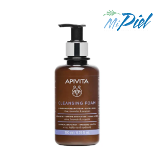Apivita cleansing cremy foam face & eyes